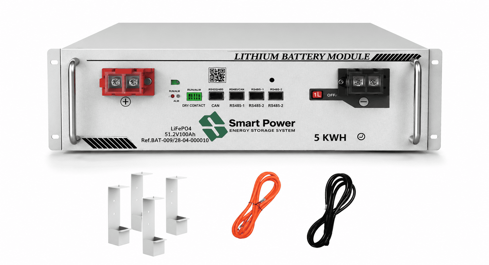 Batterie Lithium SMART POWER 5.12kWH 51,2V 100Ah LiFePO4